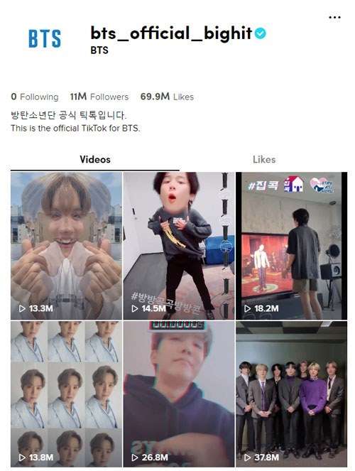 TikTok BTS