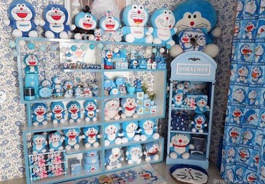 Rumah Full Dekorasi Doraemon