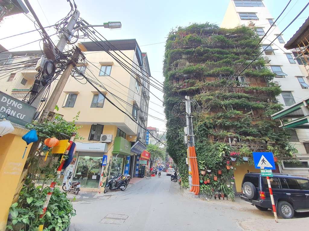 Gedung Tanaman Menjalar di Vietnam