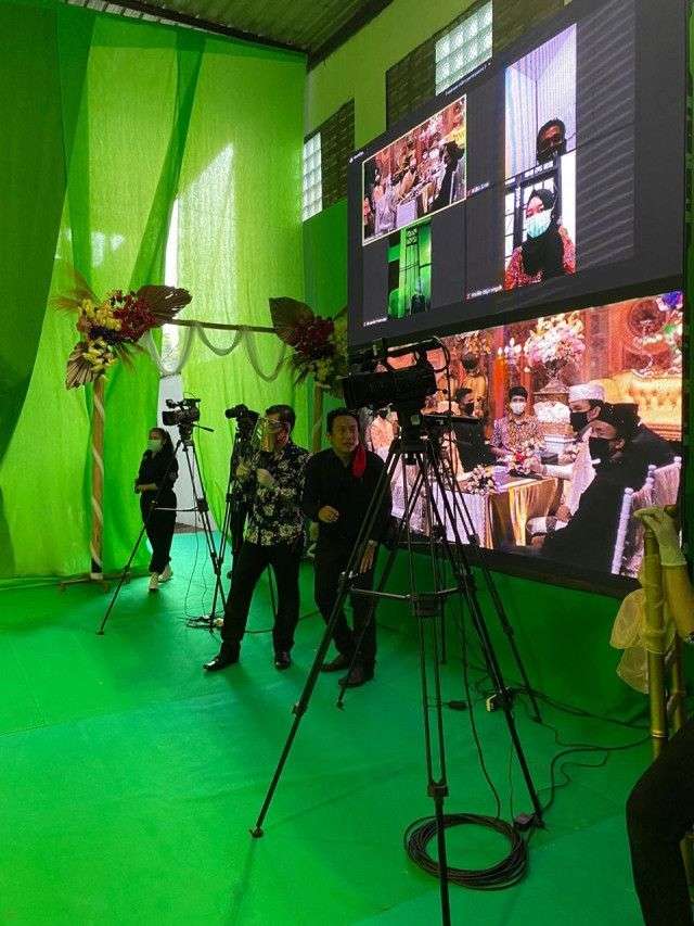 Pernikahan Green Screen