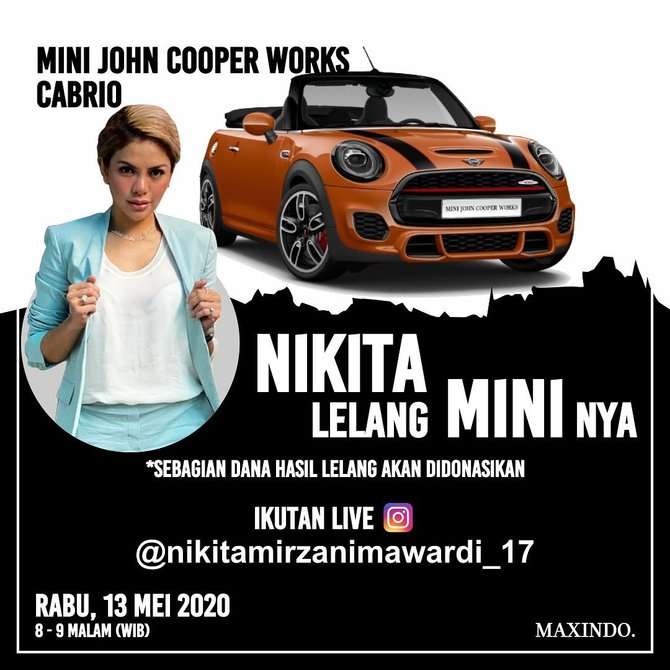 Nikita Mirzani Lelang Mobil