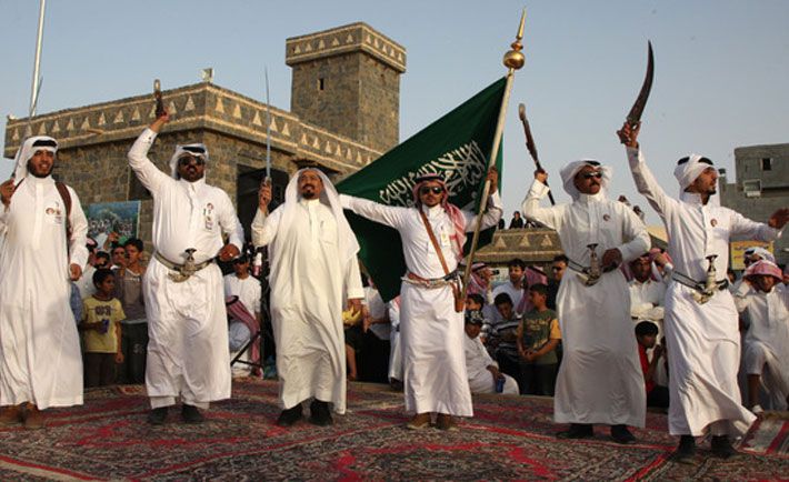 Tarian Pedang Arab Saudi