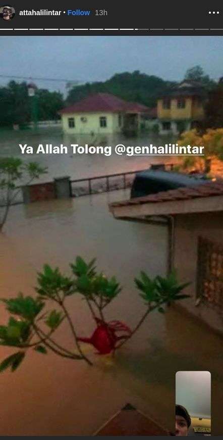 Gen Halilintar Terkena Banjir