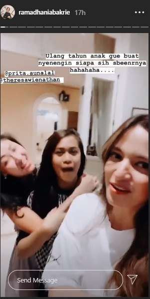 IG-Story Nia Ramadhani