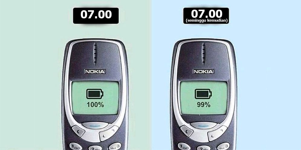 Daya tahan baterai Nokia