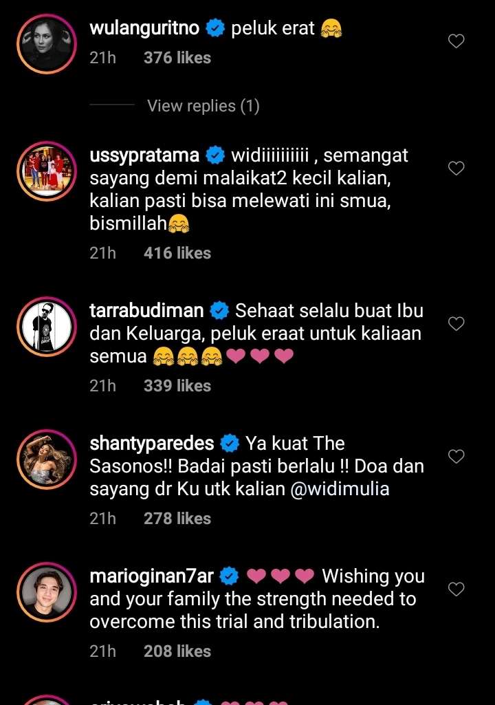 Screenshot Komentar IG