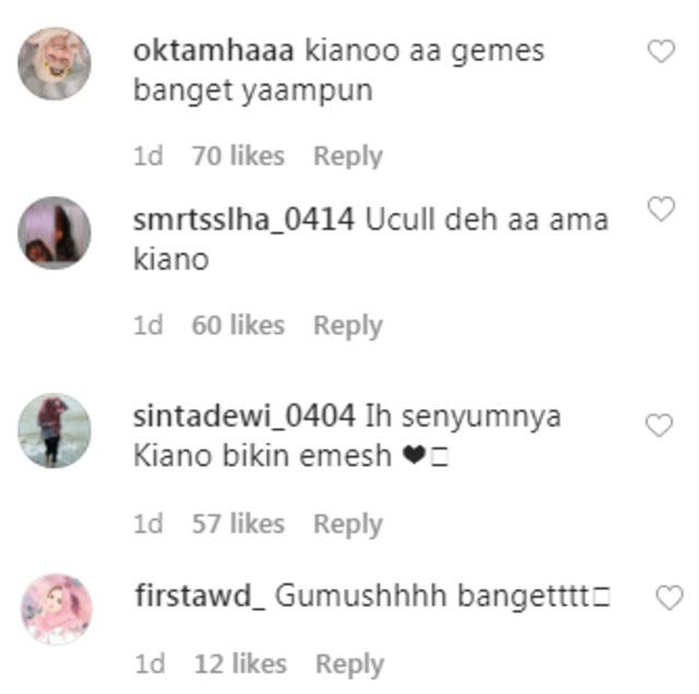 Komentar di Instagram Raffi danNagita