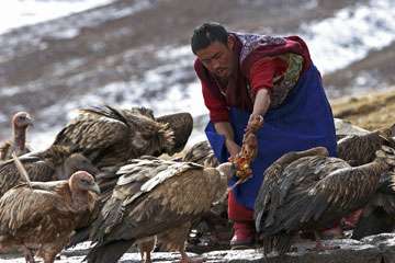 Ritual Pemakaman Langit Tibet