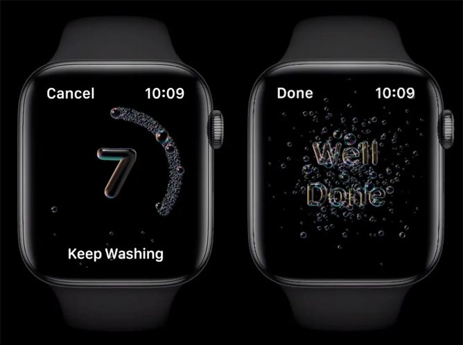Deteksi cuci tangan di Apple Watch