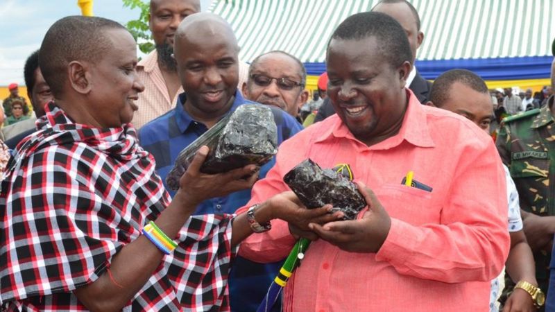 Penambang di Tanzania yang Temukan Salah Satu Batu Langka