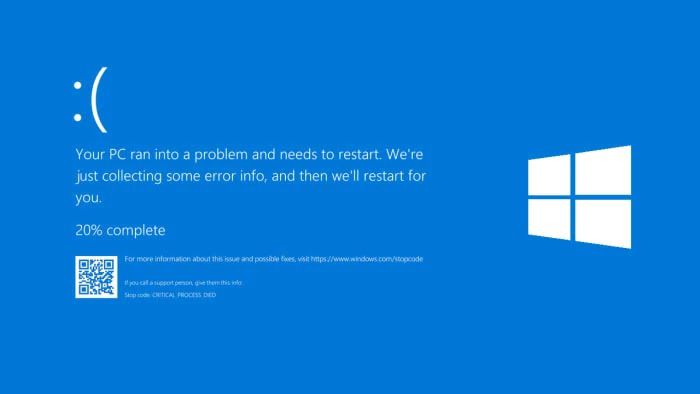 Penyebab Blue Screen pada Laptop Windows 10