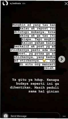 Instastory Siwi Widi