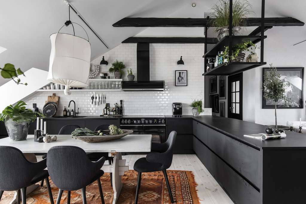 Desain Dapur Skandinavian dan Bobo