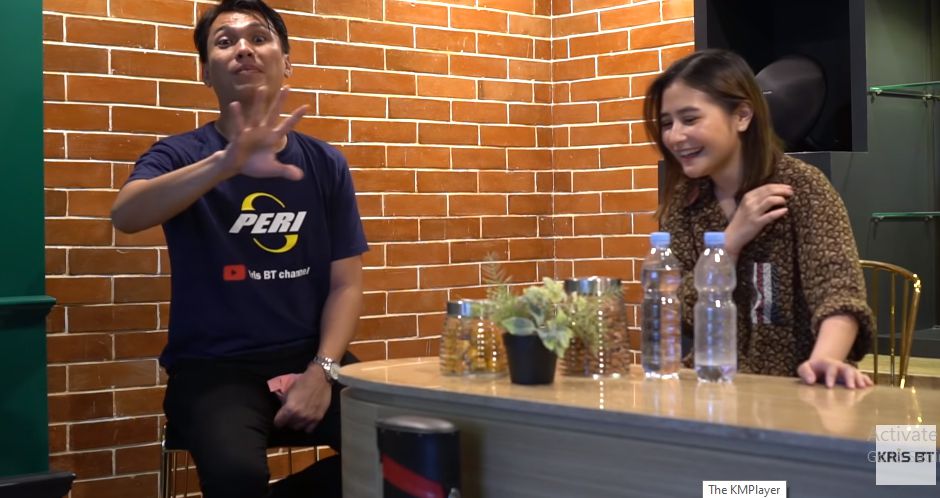 Prilly Latuconsina dalam channel YouTube Kris BT Channel