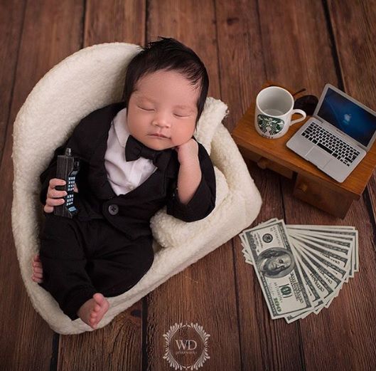 Bayi Vanessa Angel Photoshoot Ala Baby Boss