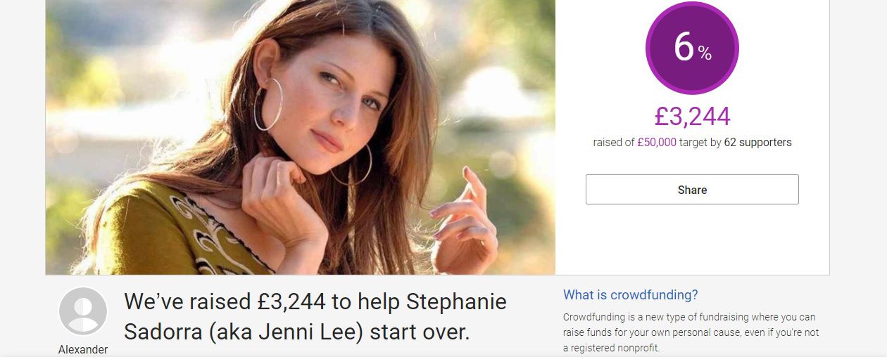 Donasi Penggemar untuk Bintang Porno, Jenni Lee