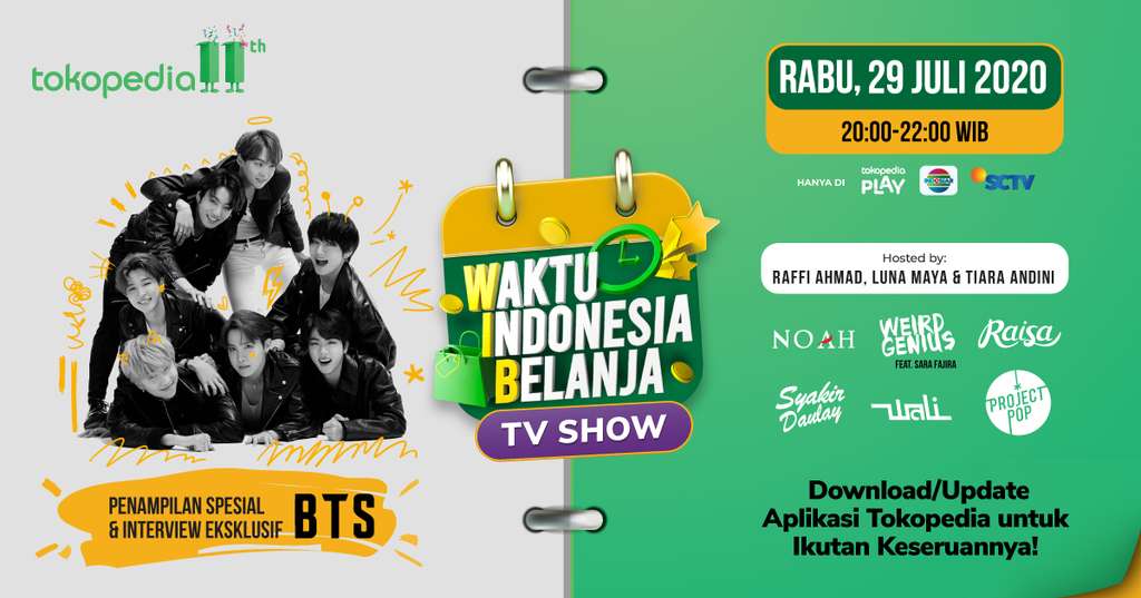 Penampilan Spesial BTS x Tokopedia