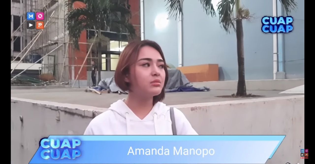 Amanda Manopo dalam tayangan MOP Channel
