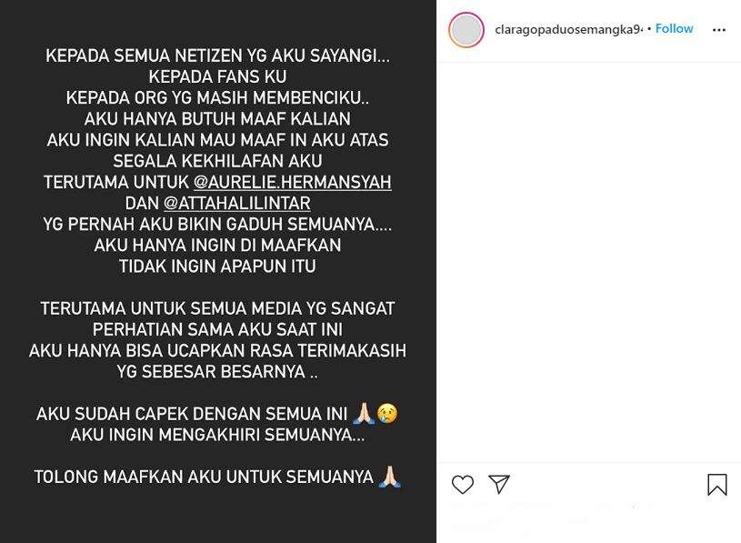 Clara Gopa Duo Semangka Lakukan Percobaan Bunuh Diri