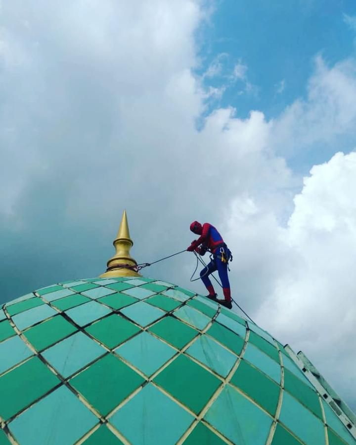 Spiderman di Kotabaru