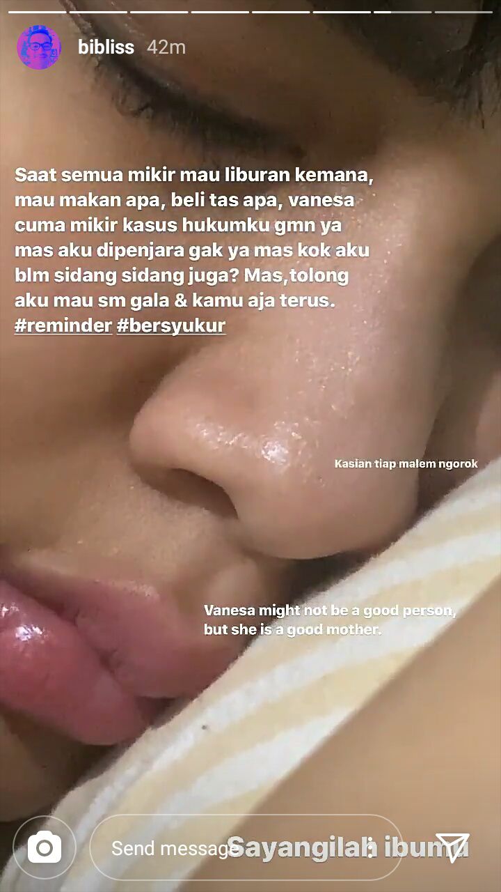 Instagram Story Bibi Ardiansyah