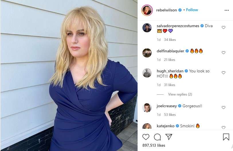 Komentar IG Rebel Wilson