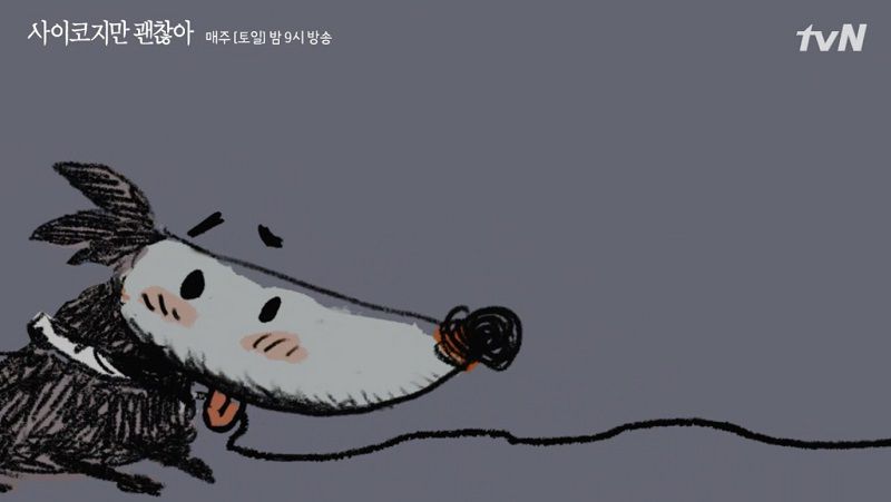 Dongeng 'Anjing Musim Semi' di Drama  It's Okay To Not Be Okay