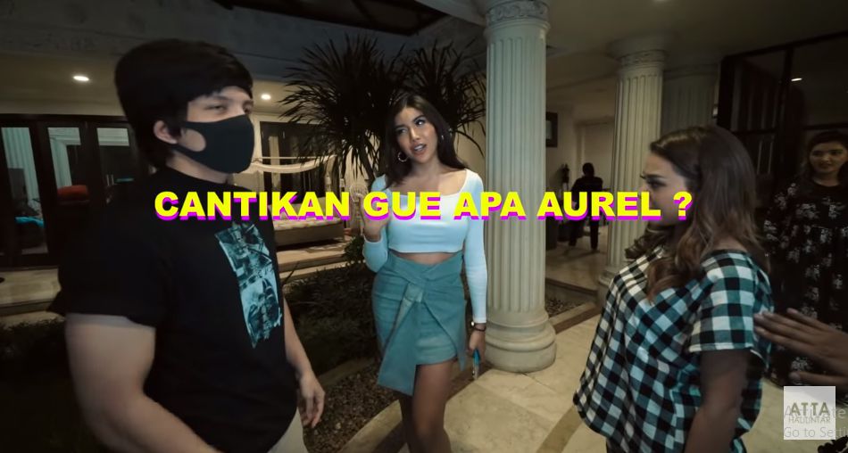 Atta Halilintar Aurel Hermansyah dan Millen Cyrus