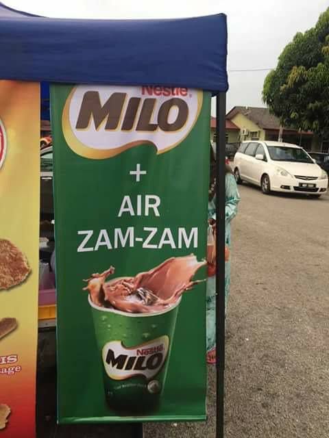 Es Milo air Zam Zam