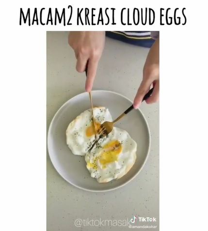 Kreasi Unik Telur Awan Cloud Egg