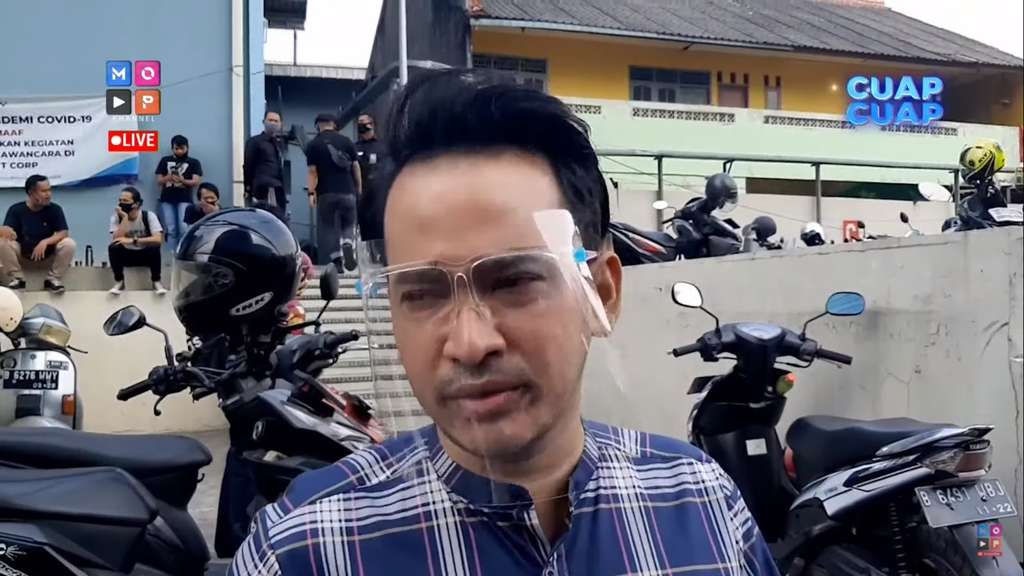 Ruben Onsu dalam tayangan Cuap-Cuap Sore