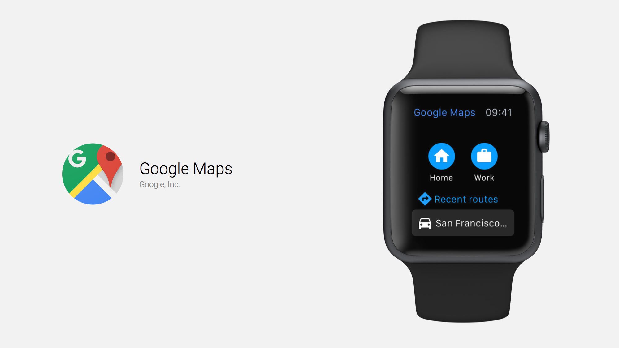 Google Maps di Apple Watch