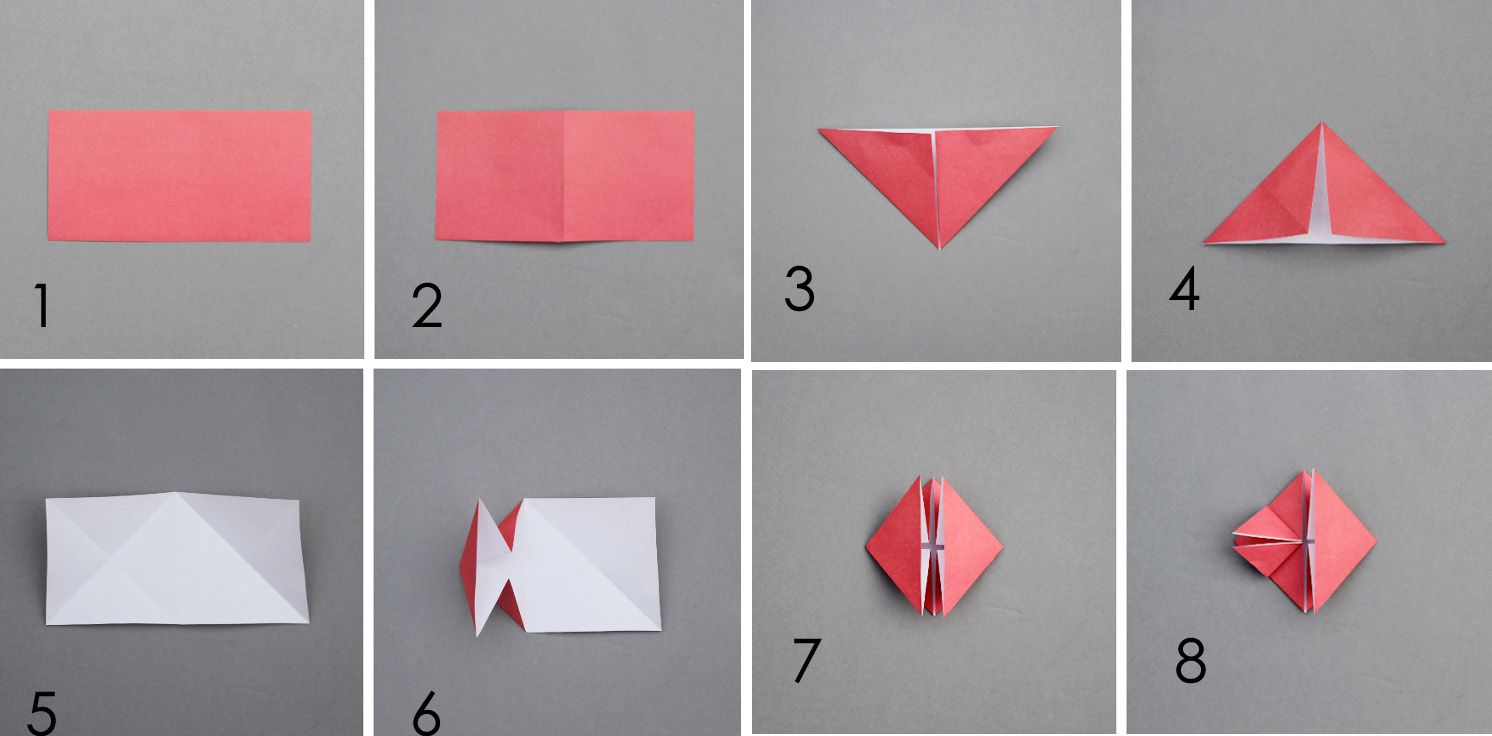 Cara Membuat Origami Love