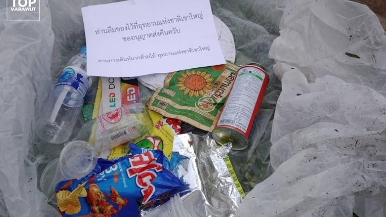 Taman Nasional di Thailand Kirim Sampah yang Dibuang Sembarangan Pelakunya