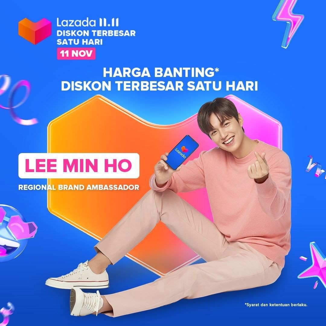 Lee Min Ho Brand Ambassador Lazada