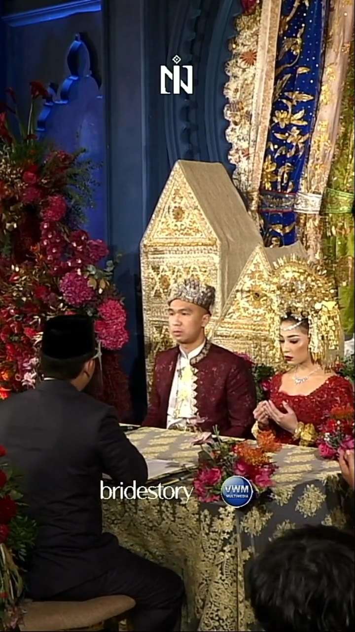 Potret Akad Nikah Nikita Willy dan Indra Priawan