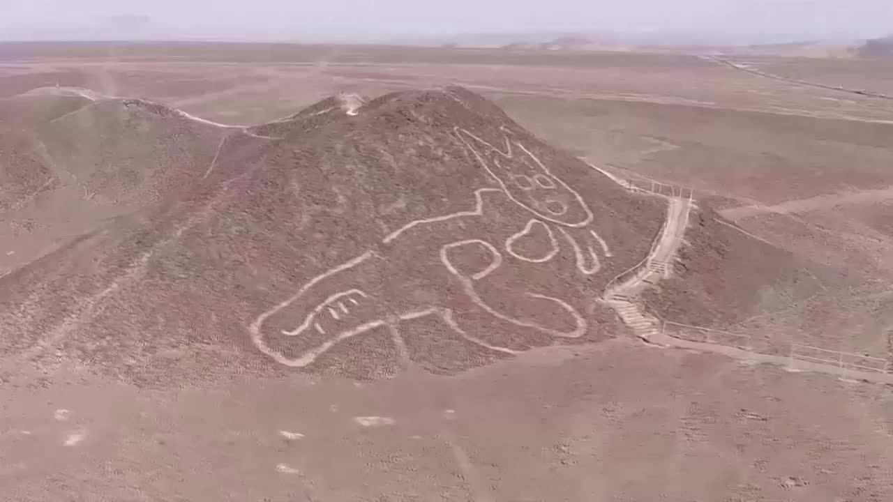 Lukisan Kucing Berusia 2000 Tahun di Peru