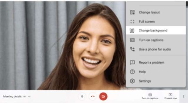 Fitur Ganti Background di Google Meet