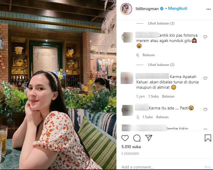 Unggahan Terbaru Lidi Brugman