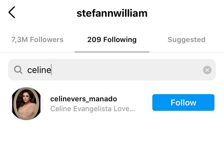 Following Instagram Stefan  William