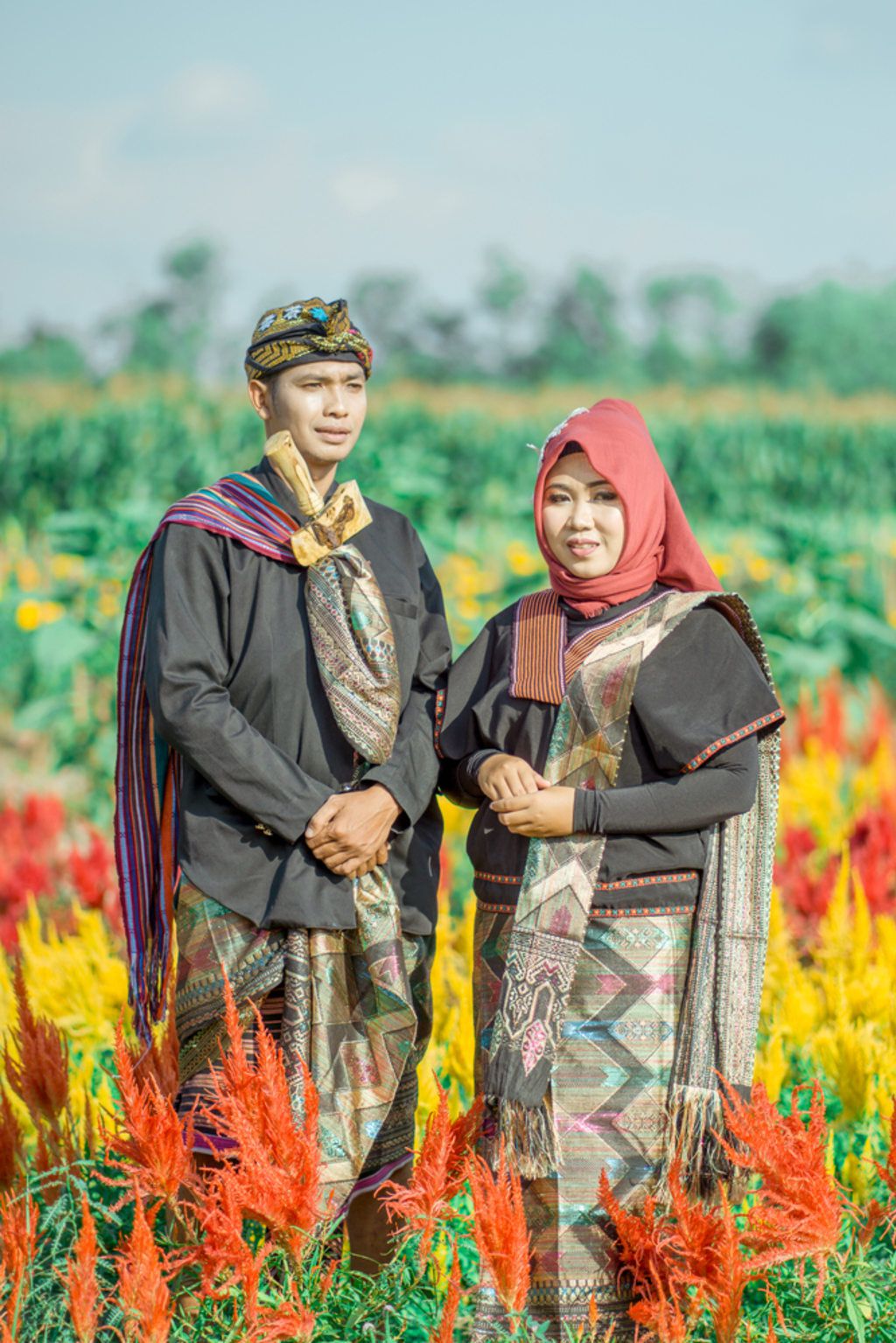 Ilustrasi pernikahan suku Sasak di Lombok