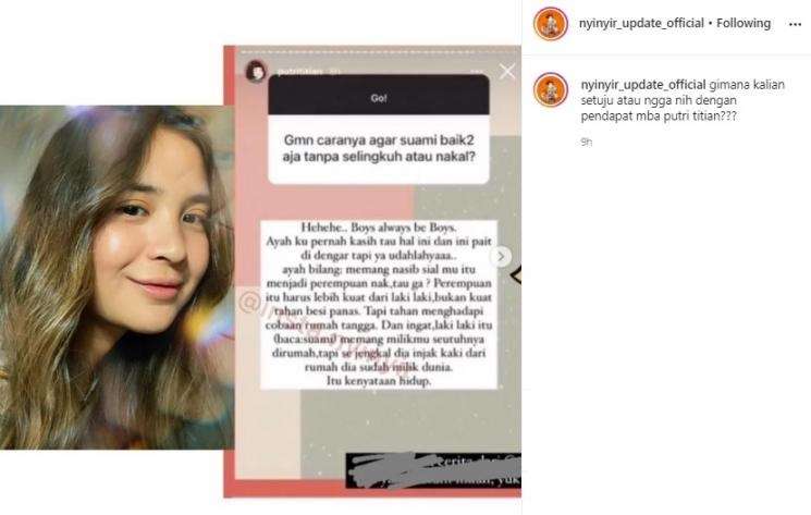 Jawaban Putri Titian