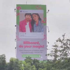 'Mantan' Amanda Manopo ngajak balikan lewat billboard