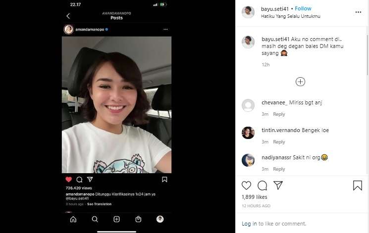 Klarifikasi Pria Berkumis Pemasang Billboard Amanda Manopo