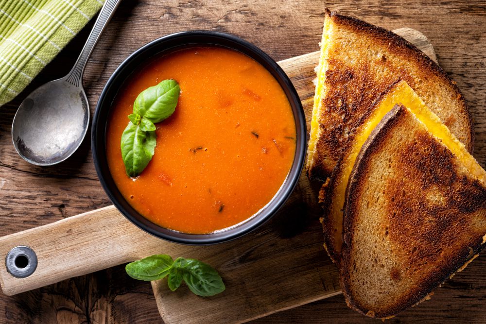 Grilled Cheese Tomato Soup
