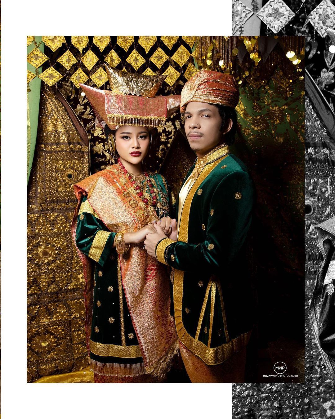 Potret Prewedding Atta Halilintar dan Aurel Hermansyah Pakai Baju Adat Minang