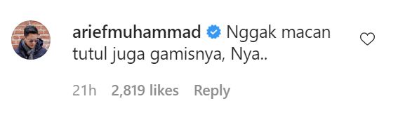 Komentar Arief Muhammad