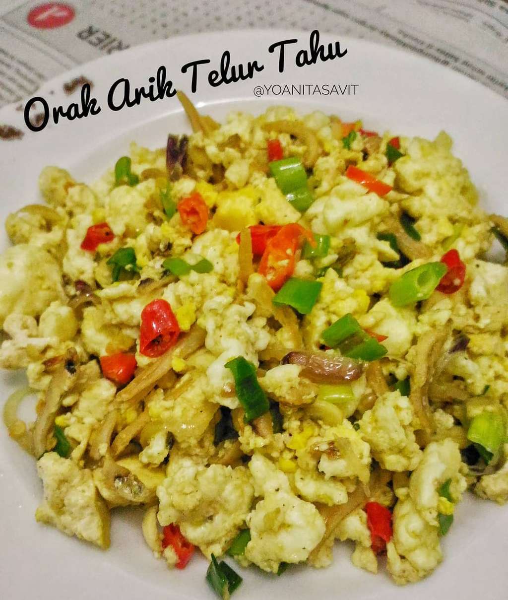 Orak-Orik Telur Tahu