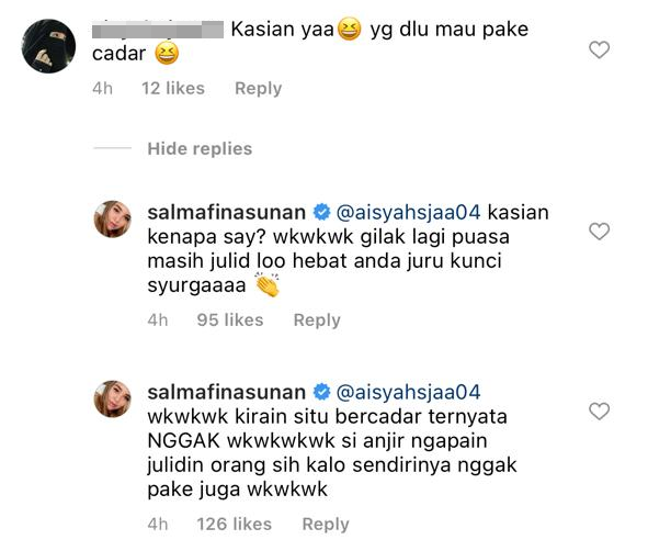 Kolom Komentar Postingan Salmafina Sunan