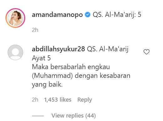 Amanda Manopo Makin Gencar Unggah Foto Berhijab dan Ayat Al-quran